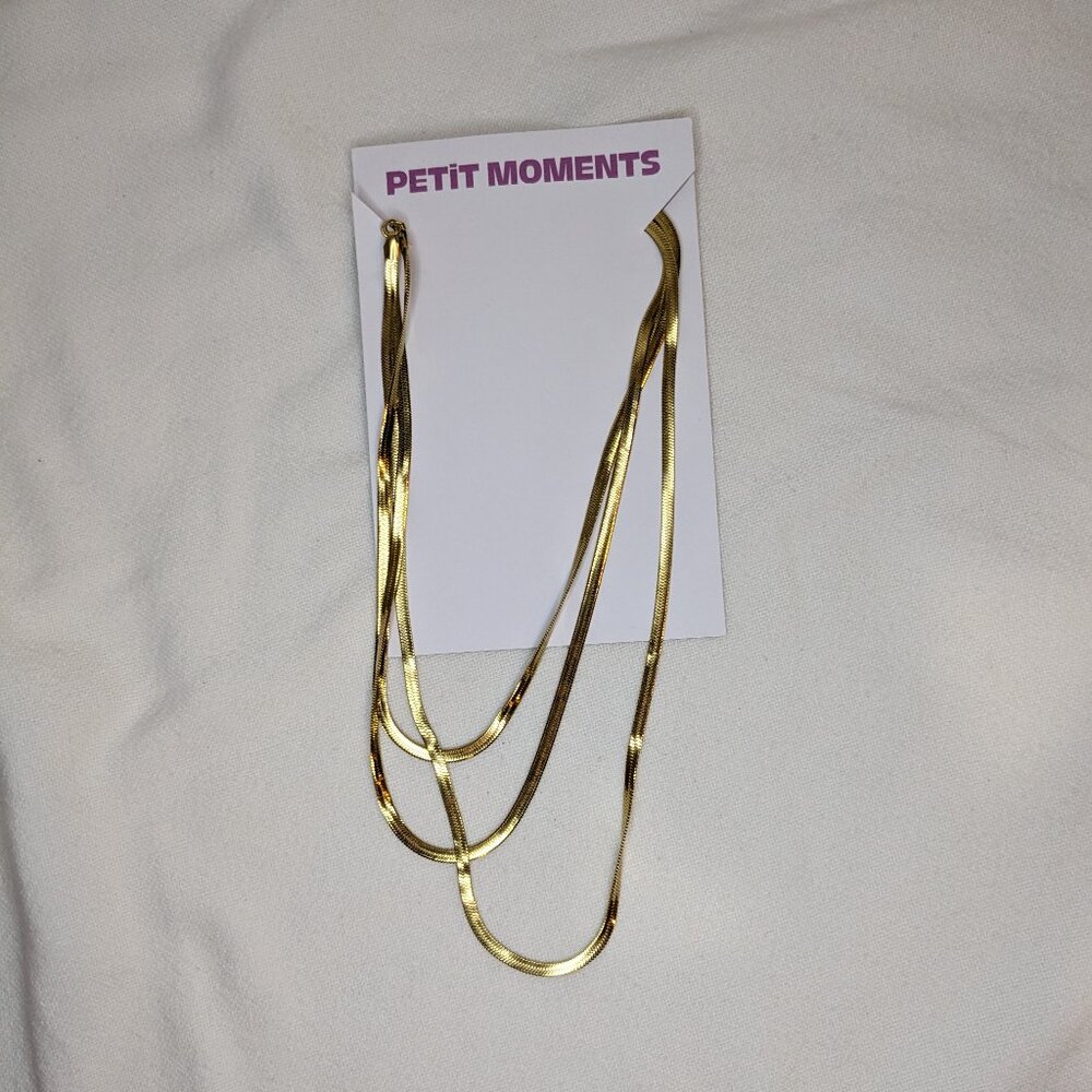 Petit Moments Gold-Tone Layered Necklace